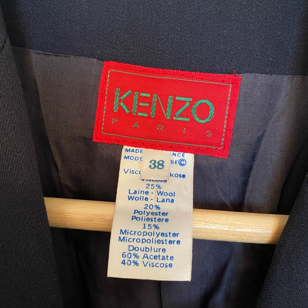 Navy Kenzo jacket. - Picture 5 of 5